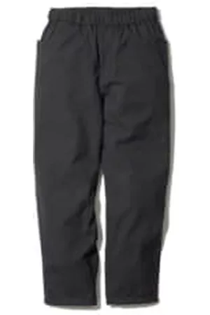 Snow Peak Men Wide Leg Pants - Hybrid Wool Pants - Black