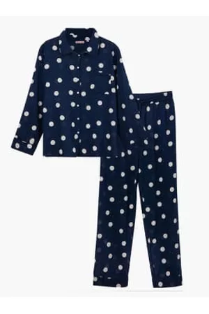 Habibah Women Pajamas - Milla Pyjama Set - Navy