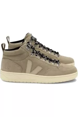 Veja Women Sneakers - Roraima Suede High Top Trainers - Dune Almond