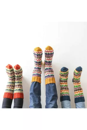 Berylune Women Socks - Hand Knitted Chunky Socks