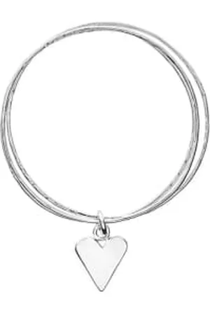 Renné Jewellery Women Bracelets - Heart Trinity Bangles