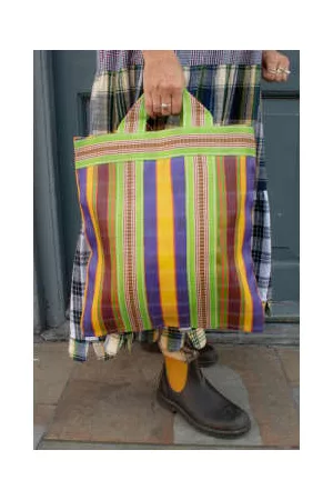 The Mercantile London Women Wallets - Mercantile Rosa Green Tote Bag