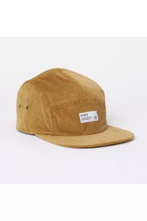 Bhode Men Caps - | 5 Panel Cord Cap | Camel