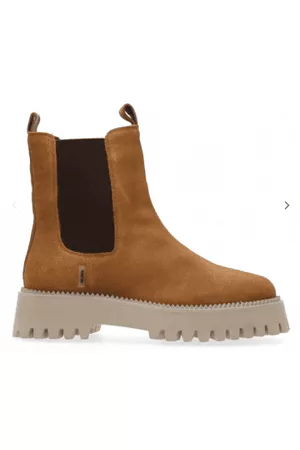 Maruti Women Chelsea Boots - Emma Suede Boot In Cognac From