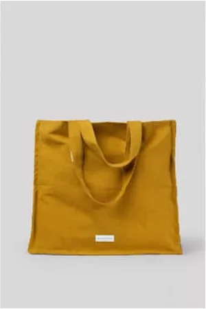 Les pensionnaires Women Wallets - Large Tote Bag In Saffron Canvas