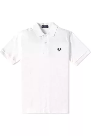 Fred Perry Men Polo T-Shirts - Reissues Original Plain Polo Navy