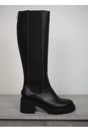 Donna Lei Women Heeled Boots - Vitello Block Heel Boot