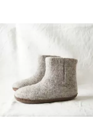AURA QUE Boots - Handmade Felt Unisex Slipper Boot | Light