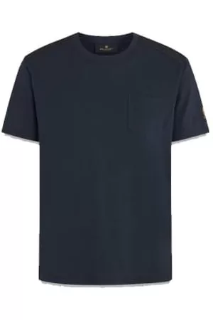 Belstaff Men Short Sleeved T-Shirts - Racing Tee Dark Ink