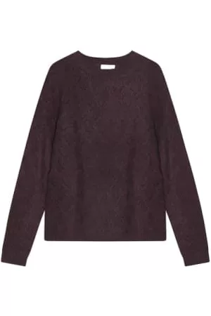 cashmere-fashion-store Women Sweaters - Engage cashmere sweater pattern knit crew neck