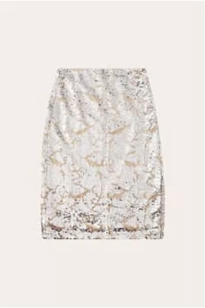 By Malina Women Midi Skirts - Evie Midi Sequin Skirt