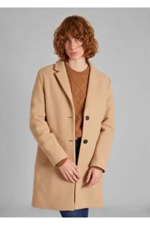 L'exception Paris Women Coats - Straight Coat In New Wool Made In France