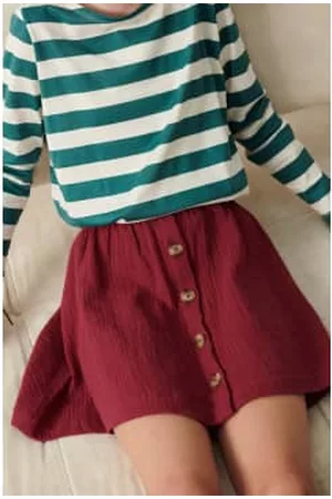 LOVE kidswear Girls Skirts - Livia Skirt In Silvery Tencel For Kids