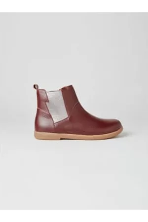 Zig and Star Boys Ankle Boots - Rockit Junior Boot Oxblood