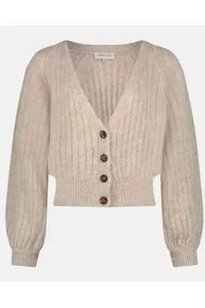 Fabienne Chapot Women Sweatshirts - Starry Rib Cardigan Rattan