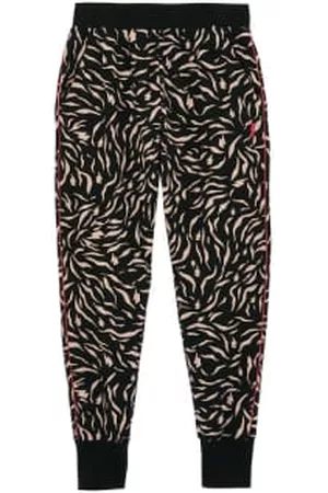 Scamp & Dude Women Tracksuits - : With Pale Peach Zebra Cosy Joggers - Adult