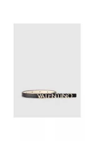 VALENTINO Women Belts - Womens Belty Metal Logo Belt In Nero