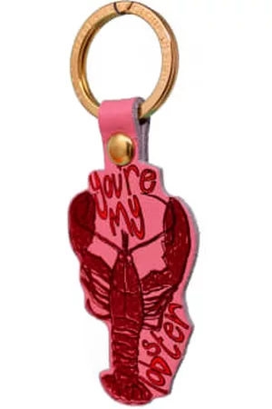 Ark Color Design Women Keychains - You're My Lobster Leather Keyring