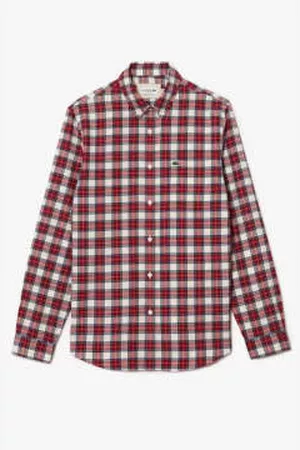 Lacoste Men Casual Shirts - Checked Men's Shirt
