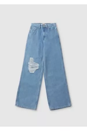 Tommy Hilfiger Women High Waisted Jeans - Womens Claire High Rise Jeans In Light Denim
