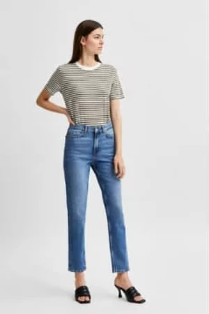 SELECTED Women Skinny Pants - Amy Slim Medium Trousers