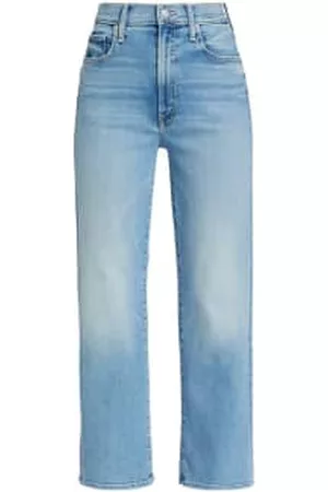 Mother Denim Women Stretch Jeans - The Rambler Zip Ankle County Line