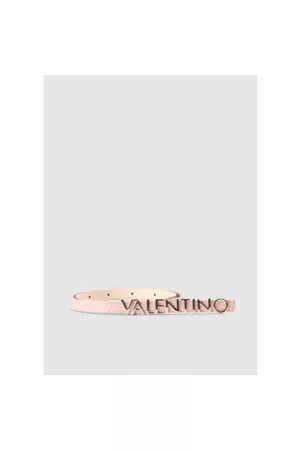 VALENTINO Women Belts - Womens Belty Metal Logo Belt In Cipria