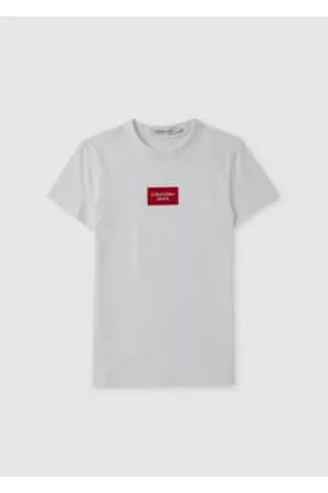 Calvin Klein Women T-Shirts - Women's Institutional Box Logo Slim T Shirt In Bright