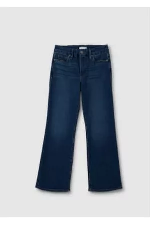 GOOD AMERICAN Women Jeans - Womens Good Legs Crop Mini Boot Jeans In