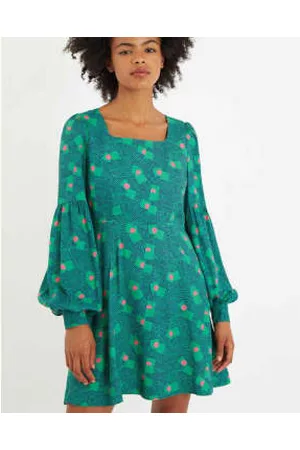 Lilac Rose Women Graduation Dresses - Louche Bindy Bauhaus Abstract Long Sleeve Mini Dress