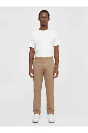 Knowledge Cotton Apparal Men Skinny Pants - 1070016 Luca Slim Twill Chino Pants Tuffet