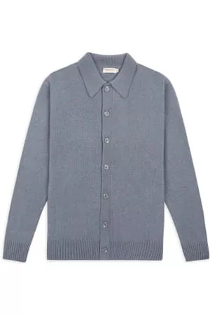 Burrows & Hare Women Sweatshirts - Collared Knitted Cardigan - Marl