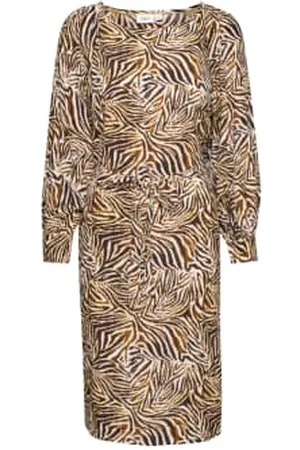 Saint Tropez Women Printed & Patterned Dresses - Zebra Tessa Dress