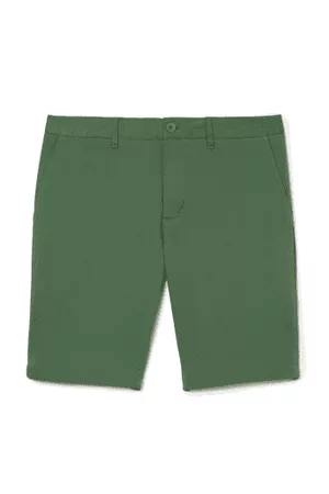 Lacoste Men Bermudas - Slim Fit Stretch Cotton Bermuda Shorts Khaki