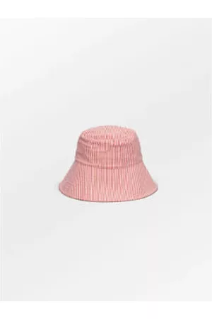 Beck Söndergaard Women Hats - Striba Bucket Hat Spiced Coral