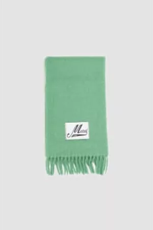 Marni Men Winter Scarves - Brushed Wool Scarf Spring Green