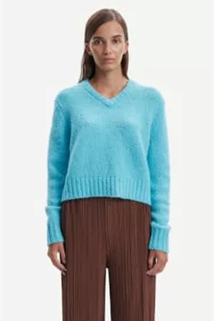 Aqua, Sweaters, Aqua Red Cashmere Tiger Intarsia Sweater