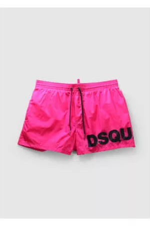 Dsquared2 Men Swim Shorts - Mens Written Logo Swimshorts In