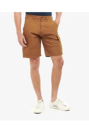 Barbour Men Cargo Pants - Russet Ripstop Cargo Shorts