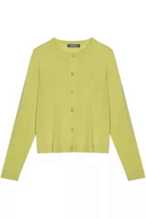 cashmere-fashion-store Women Sweatshirts - Esist Wolle-Seide Strick Jacke