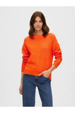 SELECTED Women Cardigans - Lulu Orangeade Knit