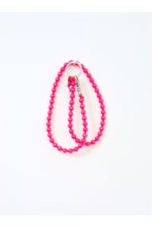 Ina Seifart Women Keychains - Neon Pink Perlen Keyholder