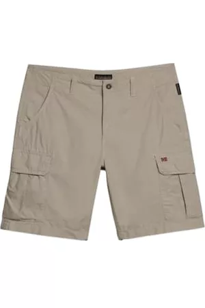 Napapijri Men Cargo Pants - Noto 5 Cargo Shorts - Beige Silver