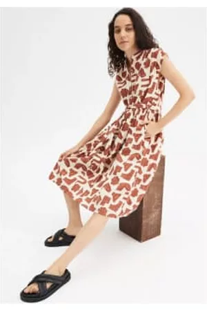 Compañía fantástica Women Printed & Patterned Dresses - Soleb Print Dress 40022