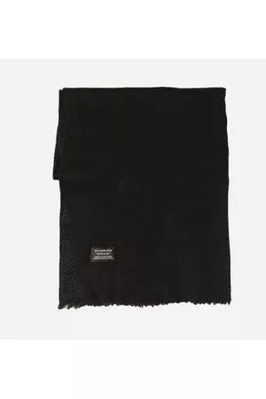 Maharishi Men Winter Scarves - Black Pashmina Wool Scarf