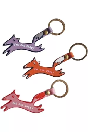 Ark Color Design Women Keychains - For Fox Sake Leather Keyring