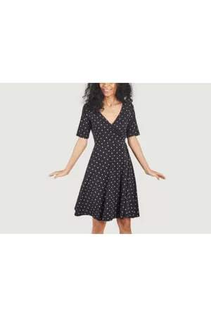 People Tree Women Printed & Patterned Dresses - Karine Leaf Print Dress