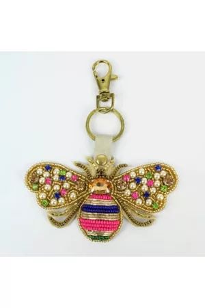 My Doris Women Keychains - Rainbow Pearl Bee Keyring