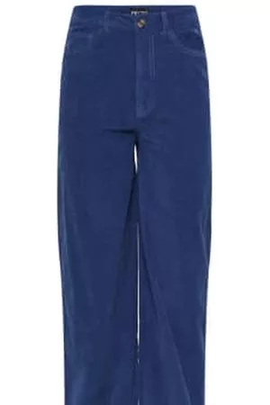 Pieces Women Corduroy Pants - Nira Corduroy Wide Trousers