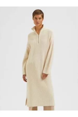 SELECTED Women Knit & Sweater Dresses - Fela Knit Dress In Birch